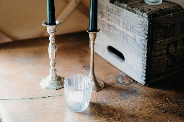 Brass candlesticks