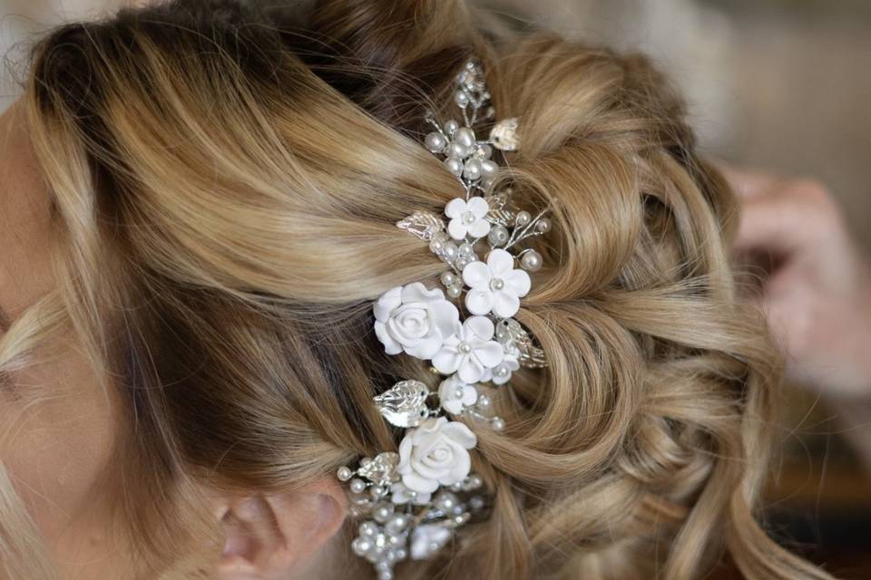 Elegant hair up