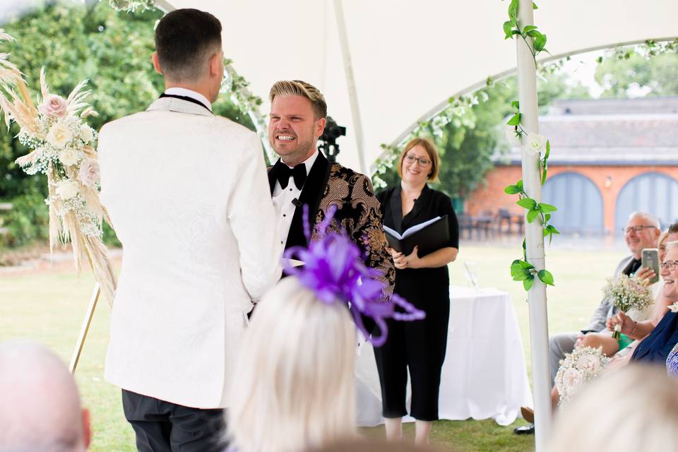 A gorgeous theatrical wedding