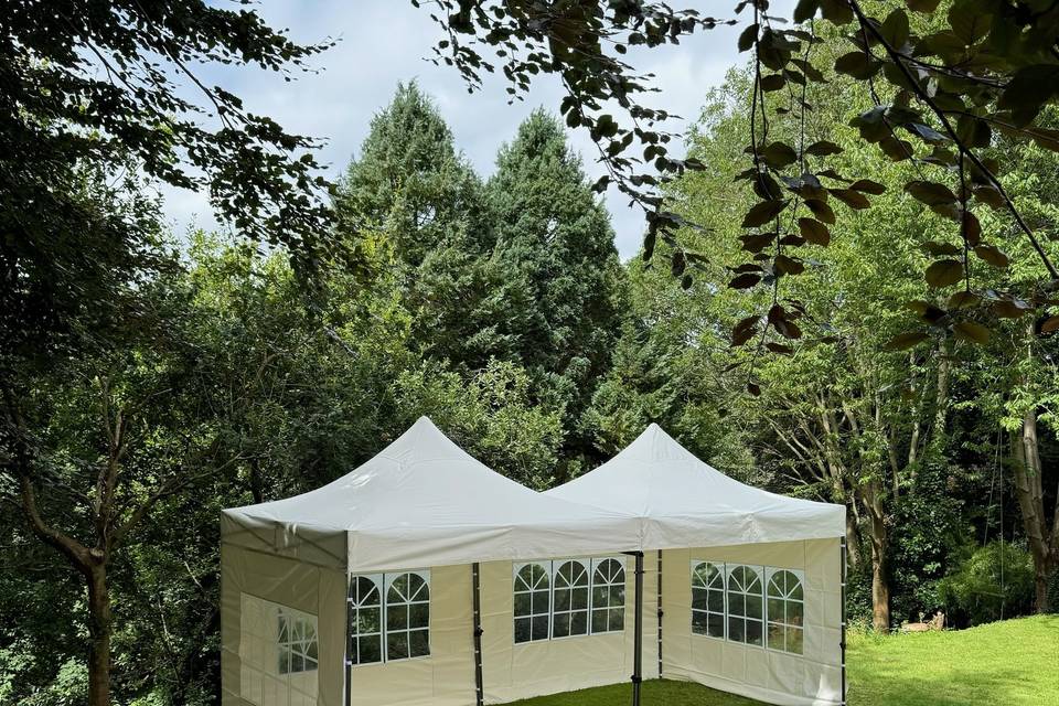 3x6m Gazebo with Open Front