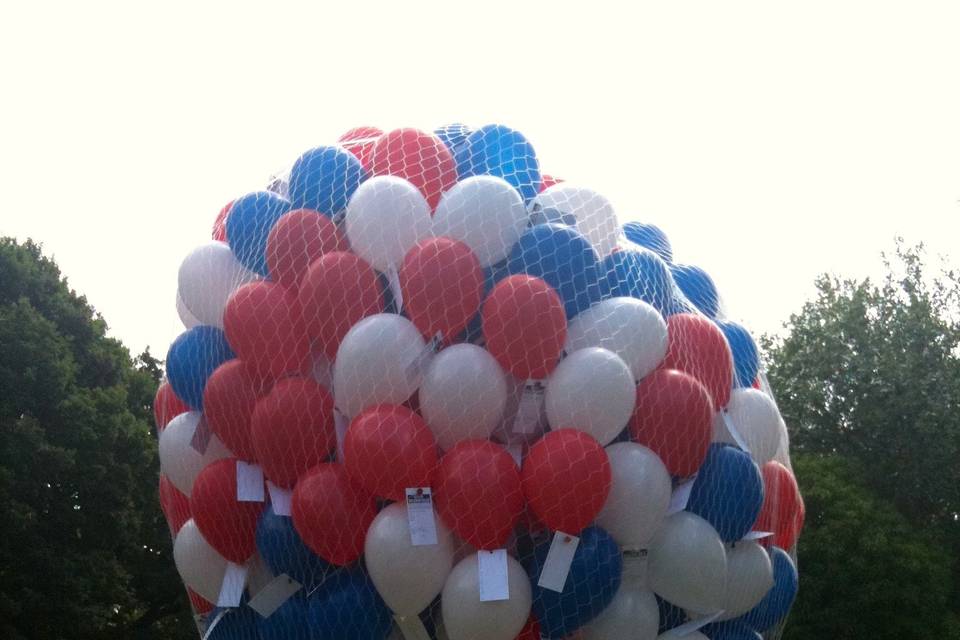 Charity balloon race