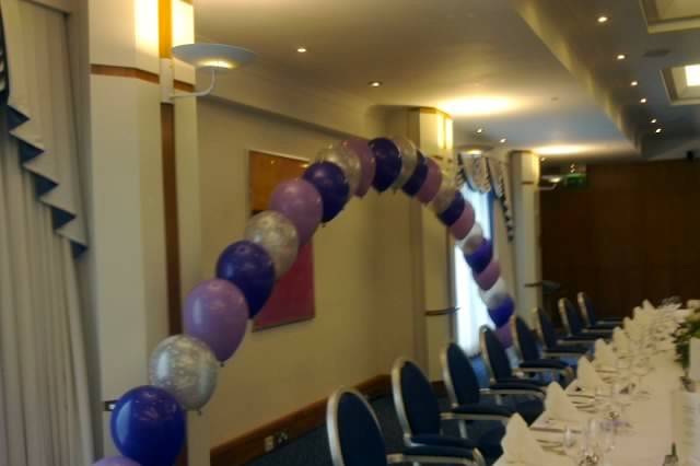 Top table balloons