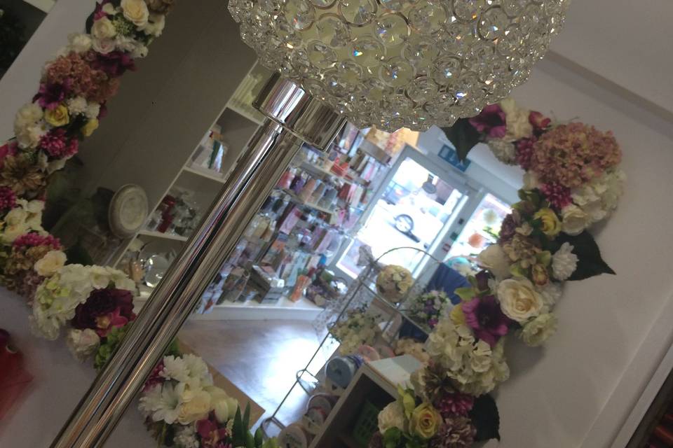 80cm crystal globe hire