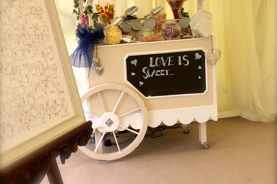 Candy cart hire