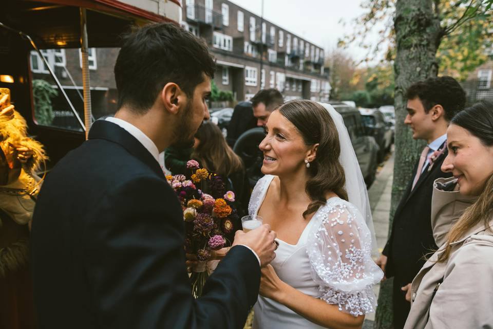 Hackney wedding