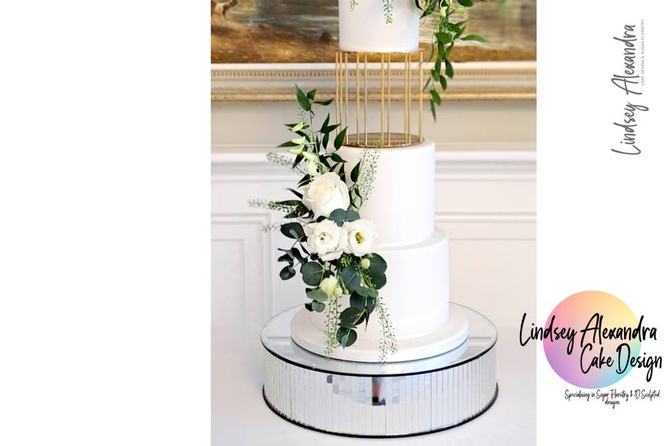 3 Tier with Birdcage design