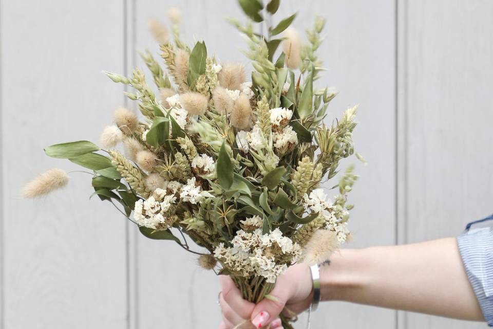 Handmade dried flower bouquet