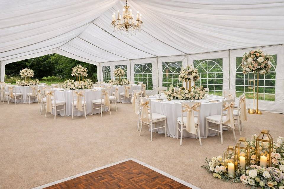 Marquees with beautiful decor