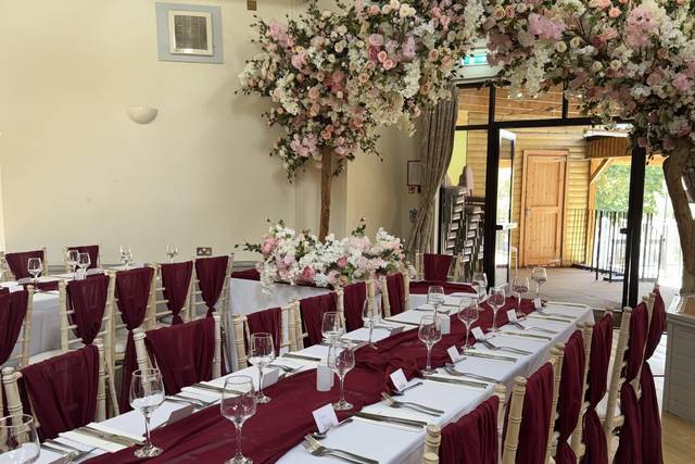 Burgundy Intimate Wedding