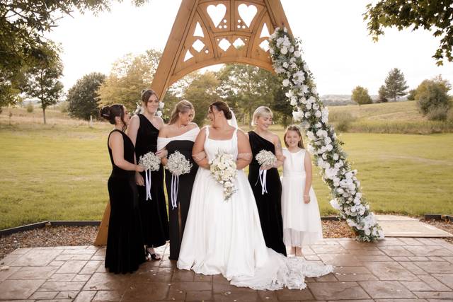 Elle and her Bridesmaids