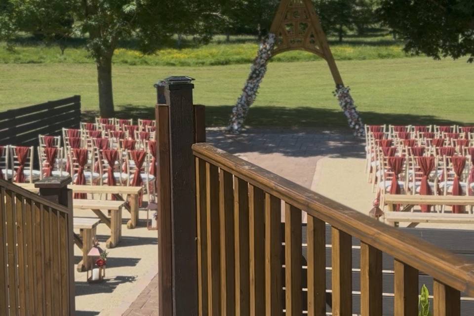 Outdoor Ceremony Area