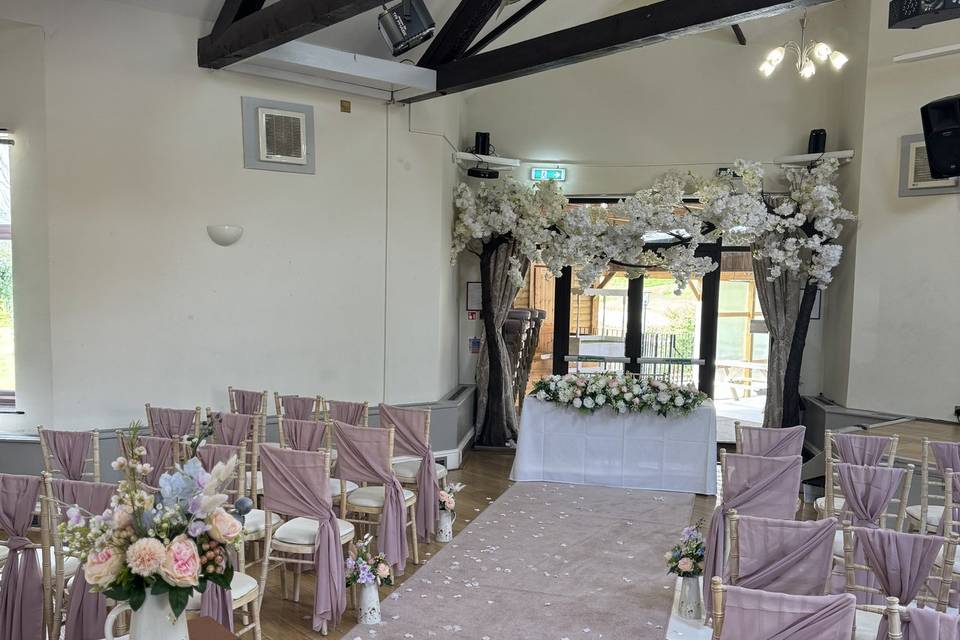 Blush Pink Ceremony