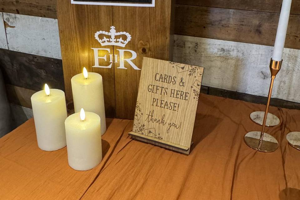 Wedding Wooden Post Box