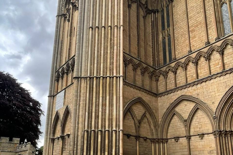 At Peterborough Cathedral