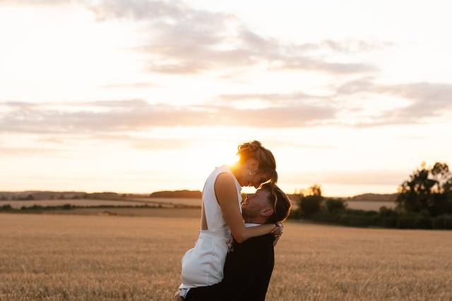 Couple sunset