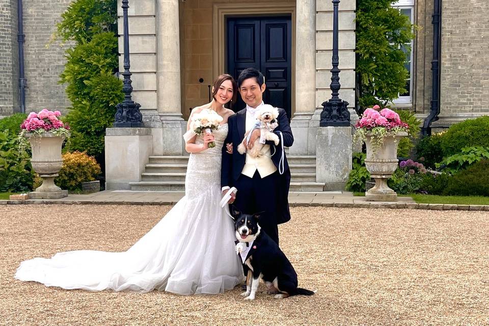 Hedsor 2 dog wedding