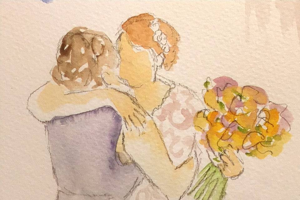 Watercolour women guests