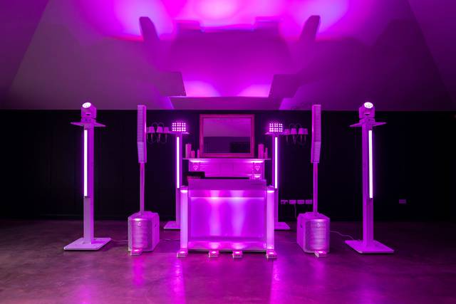 Luxury DJ set up Coloured