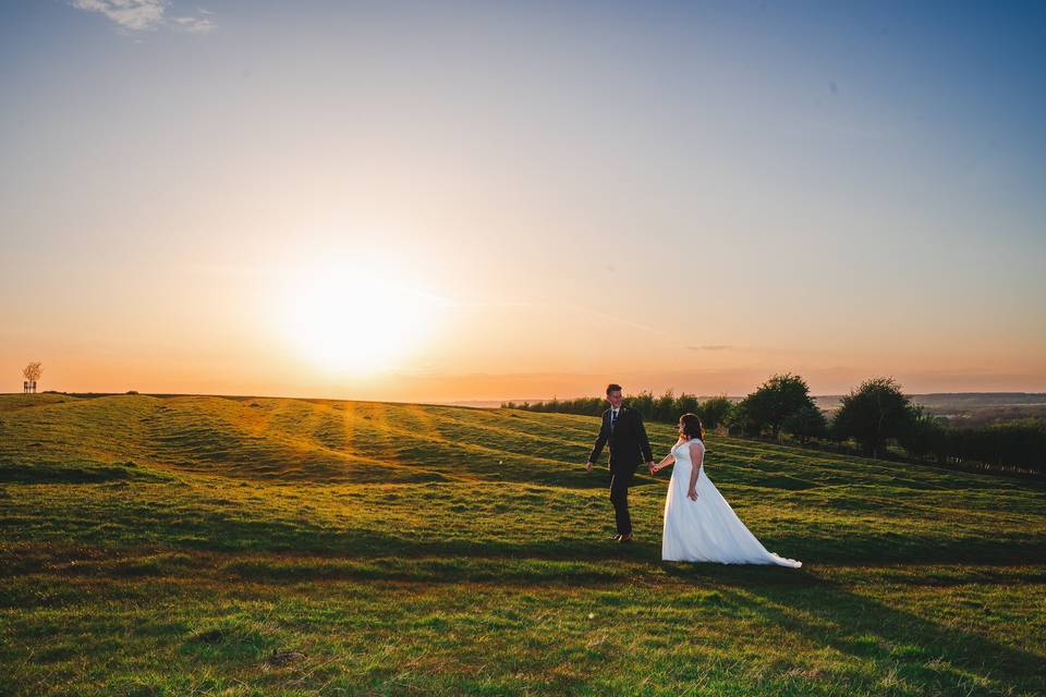 Primrose hill farm sunset