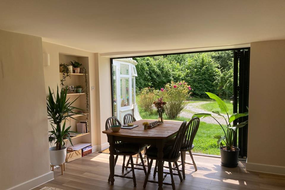 Inside the house