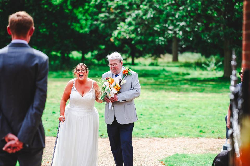 Milton hill house outdoor cere