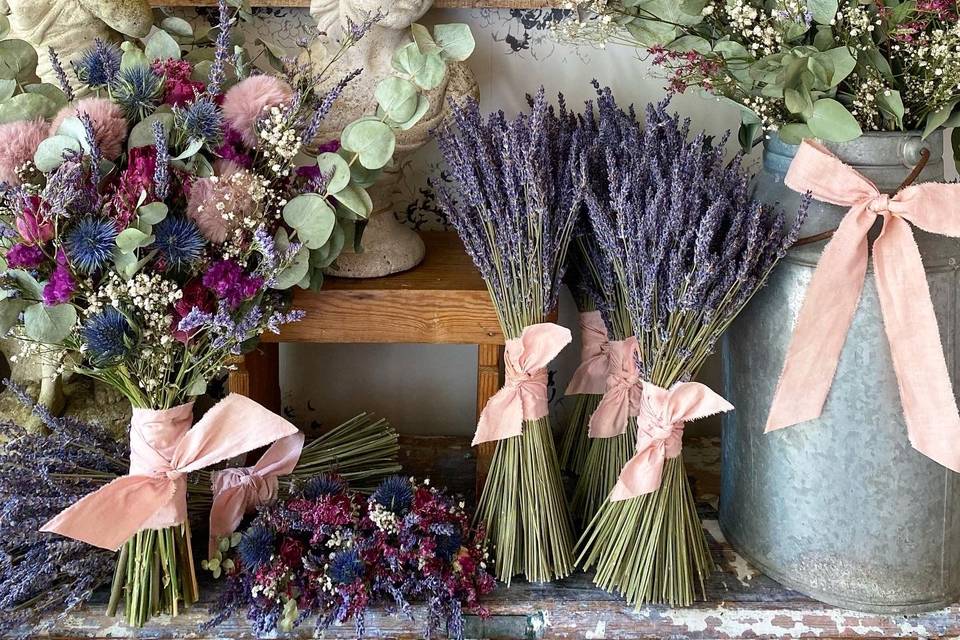 Lavender bouquets