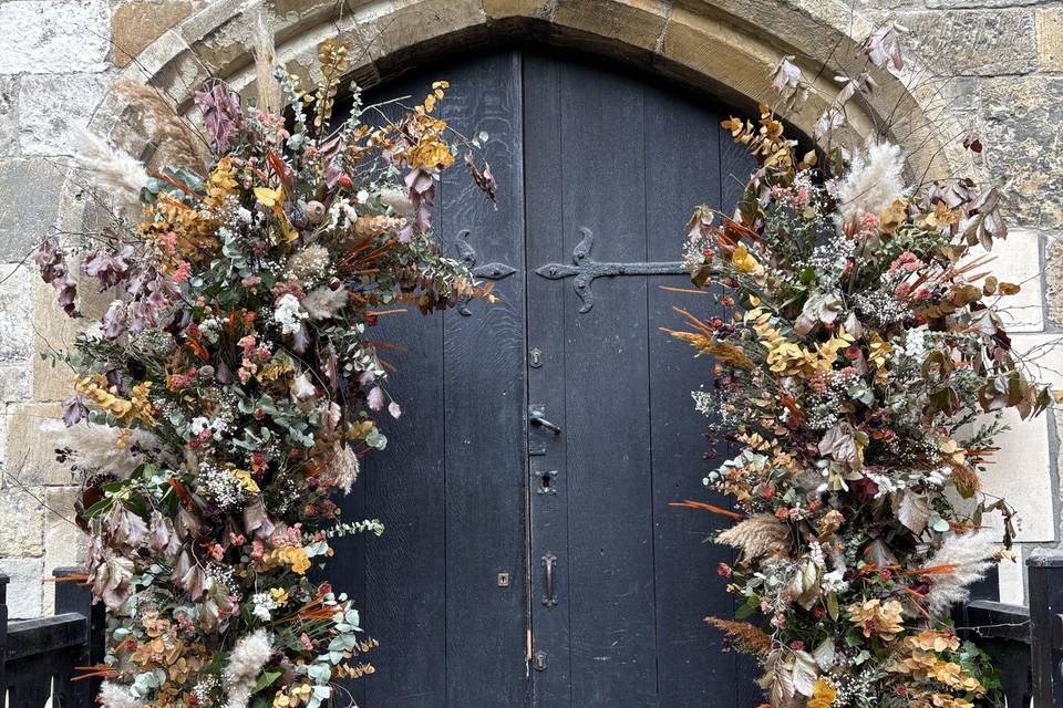 Dried Flower Arch