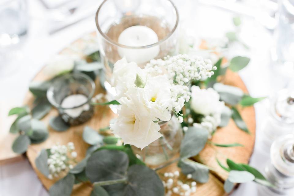 Table Centres - The Ox Barn