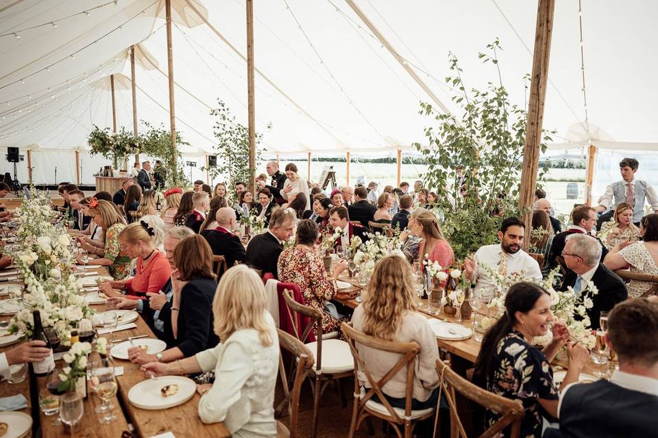 Marquee wedding