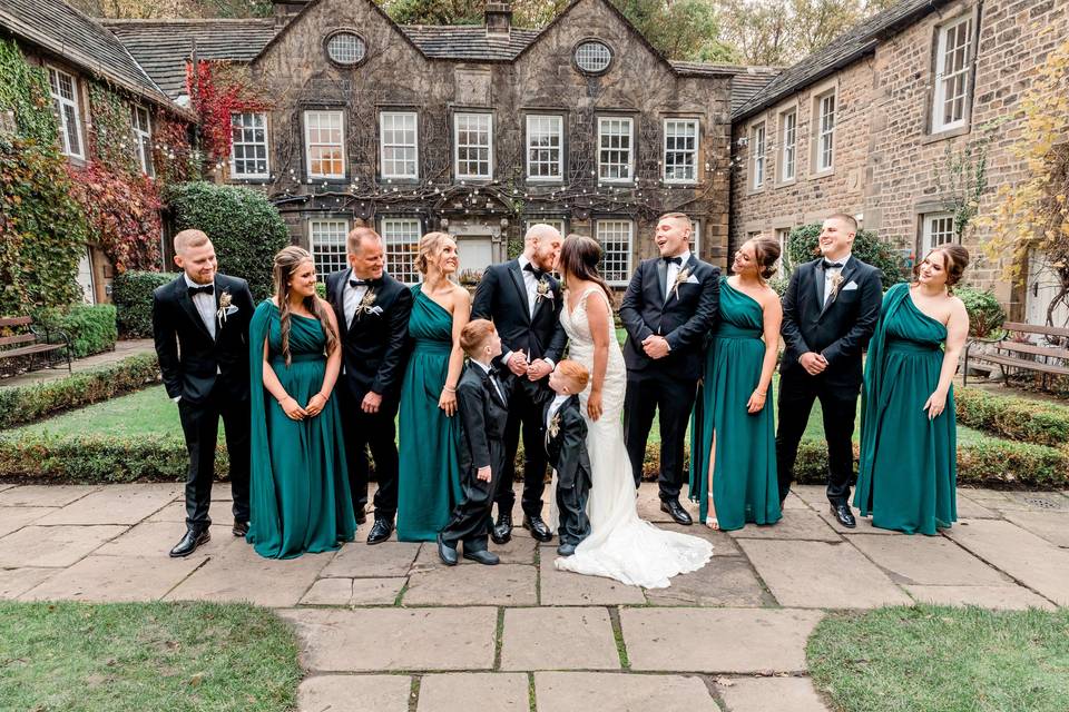 Bridal party whitley hall