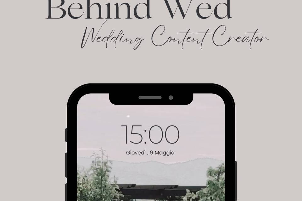 BEHIND WED Wedding Content Cre