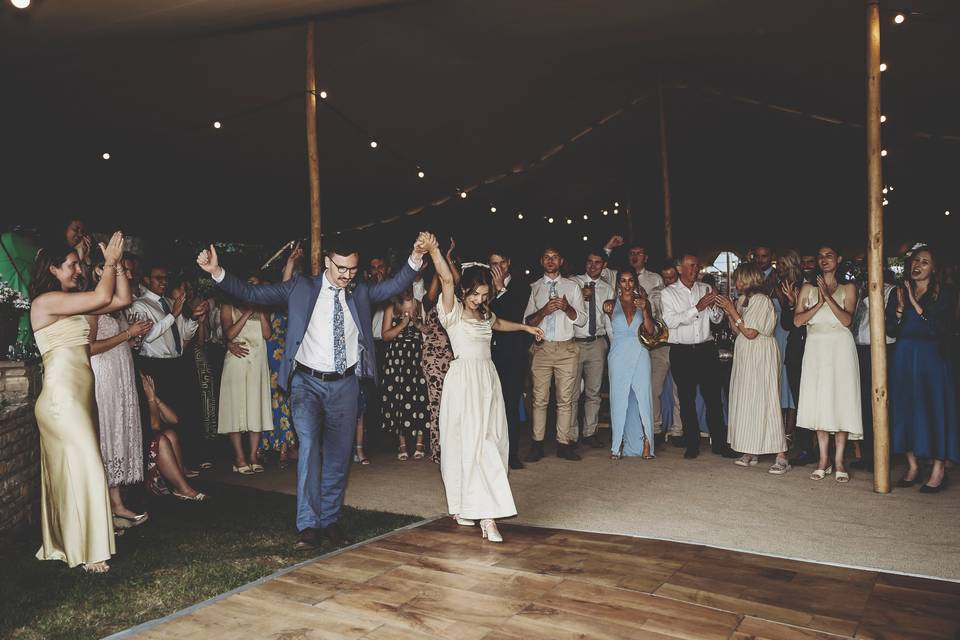 First dance in the stretch ten