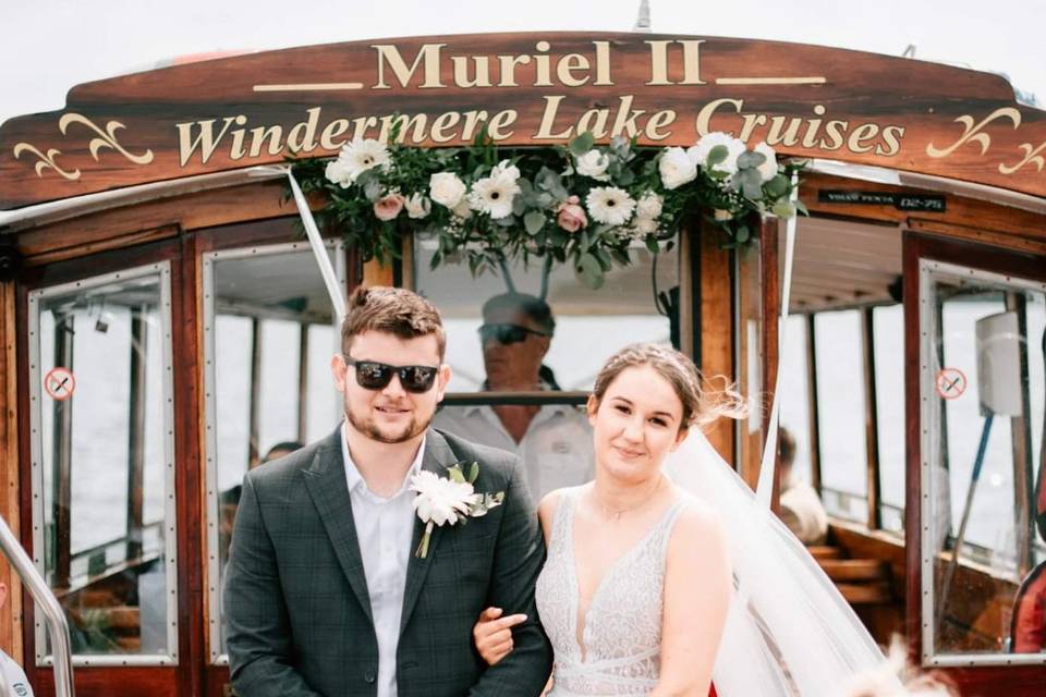 Windermere cruise wedding