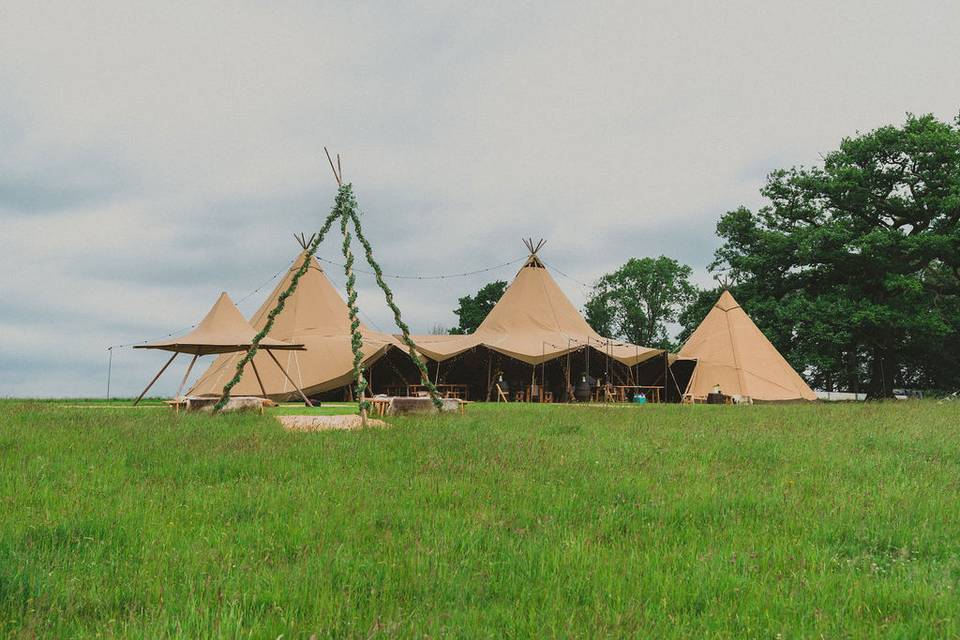 Venue at Gayton tipi