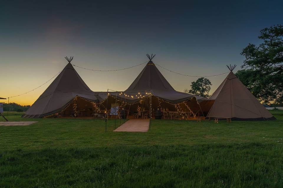 Venue at Gayton sunset