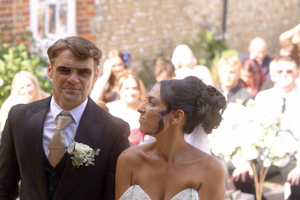 Bride and groom videography