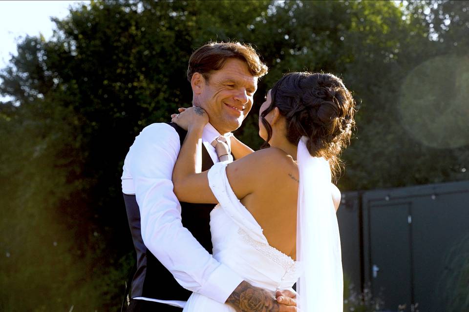 Bride and groom videography
