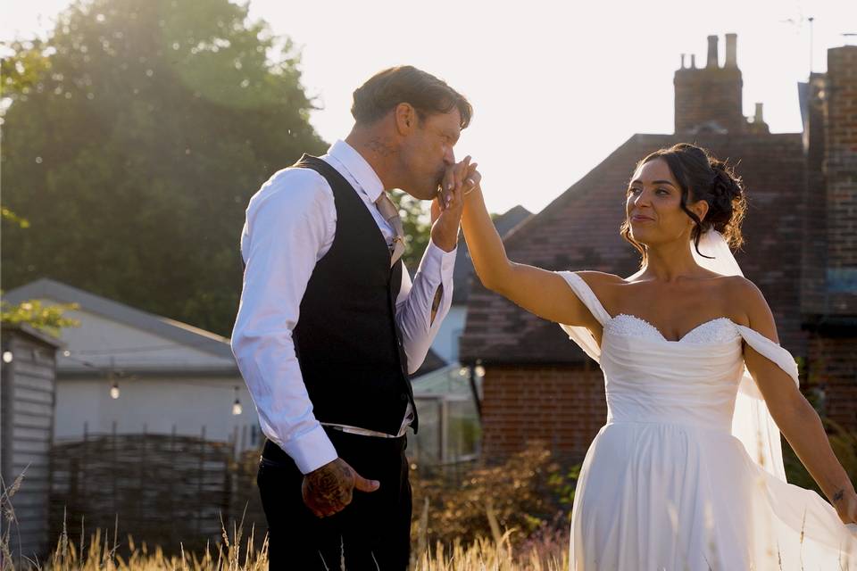 Bride and groom videography