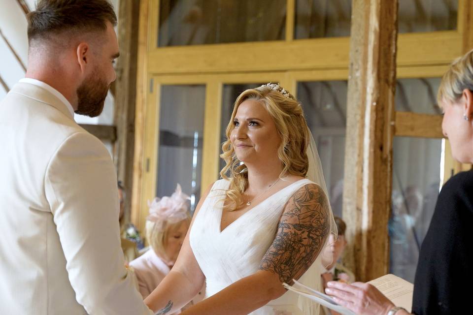 Bride and groom videography
