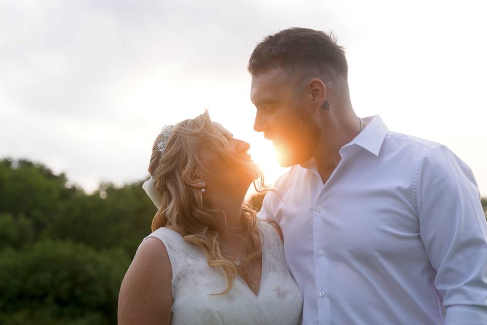 Bride and groom videography