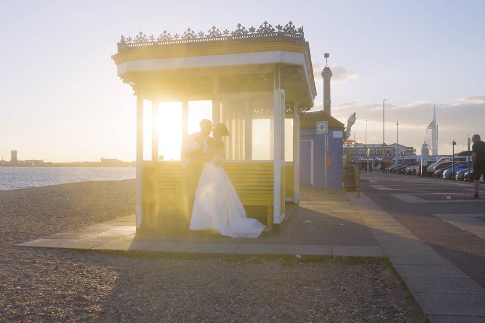 Bride and groom videography