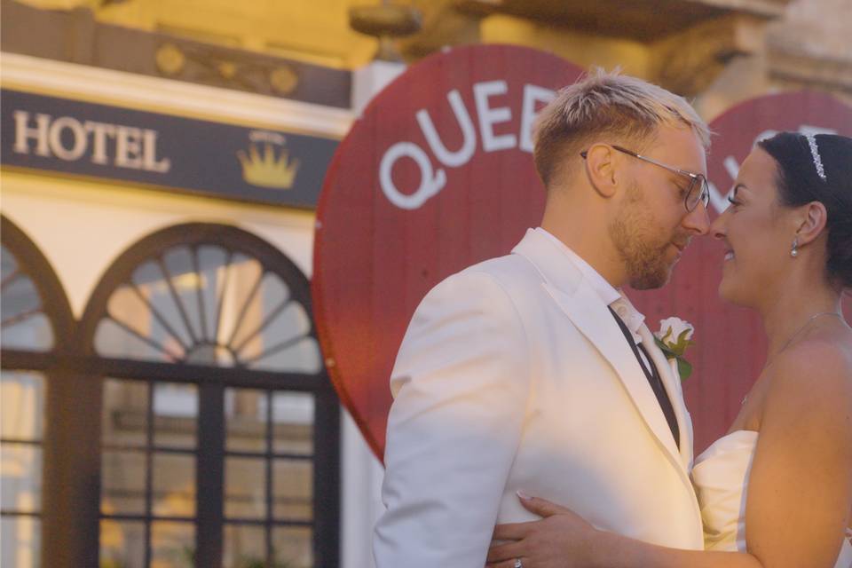 Bride and groom videography