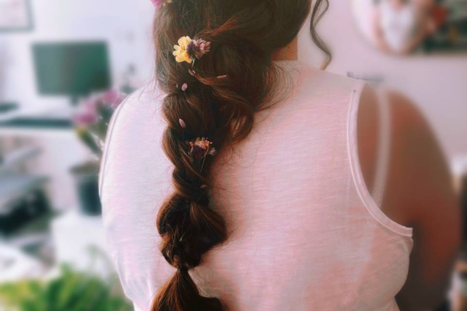 Flower Braided plait