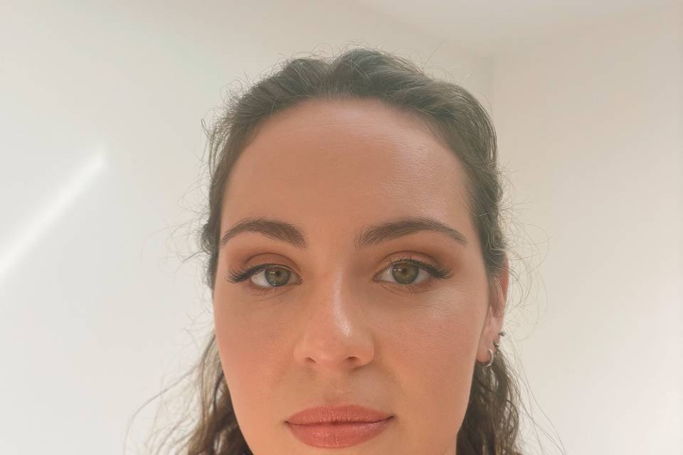 A Soft glam look