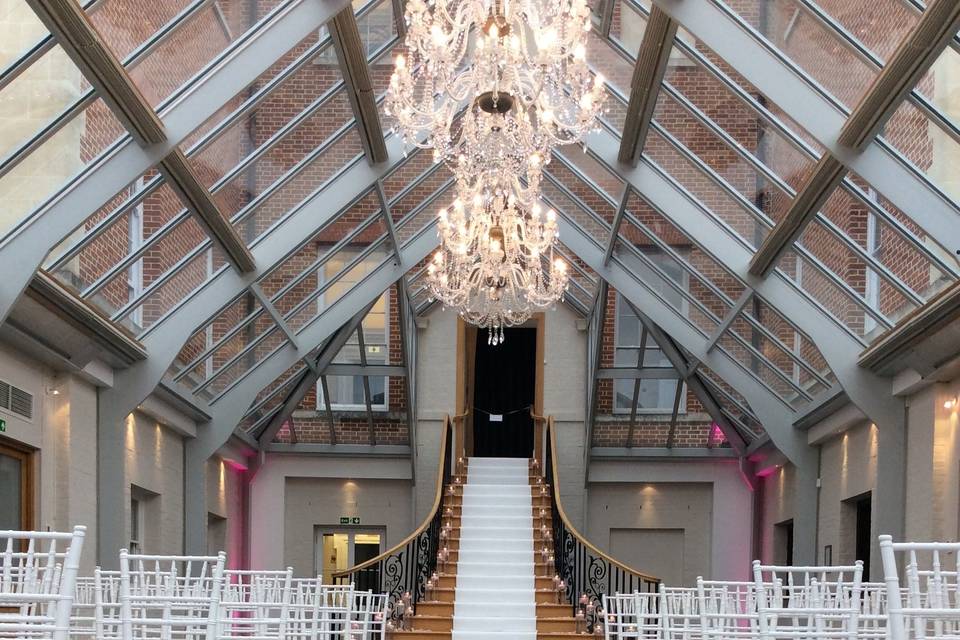 Stunning stairs at Botley's Mansion