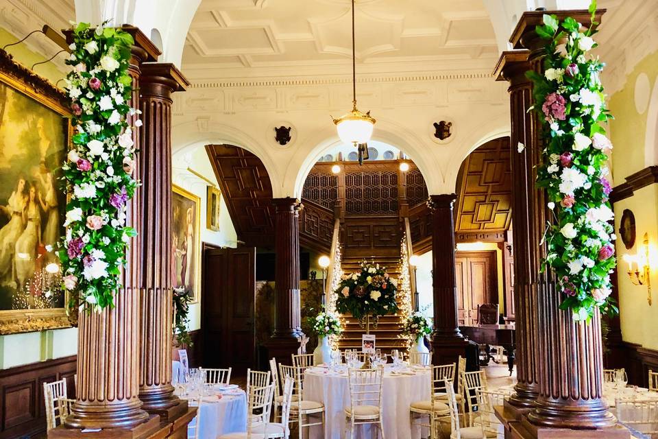 Gothic hall decor