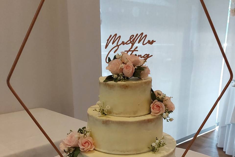 Rustic wedding Cake 4
