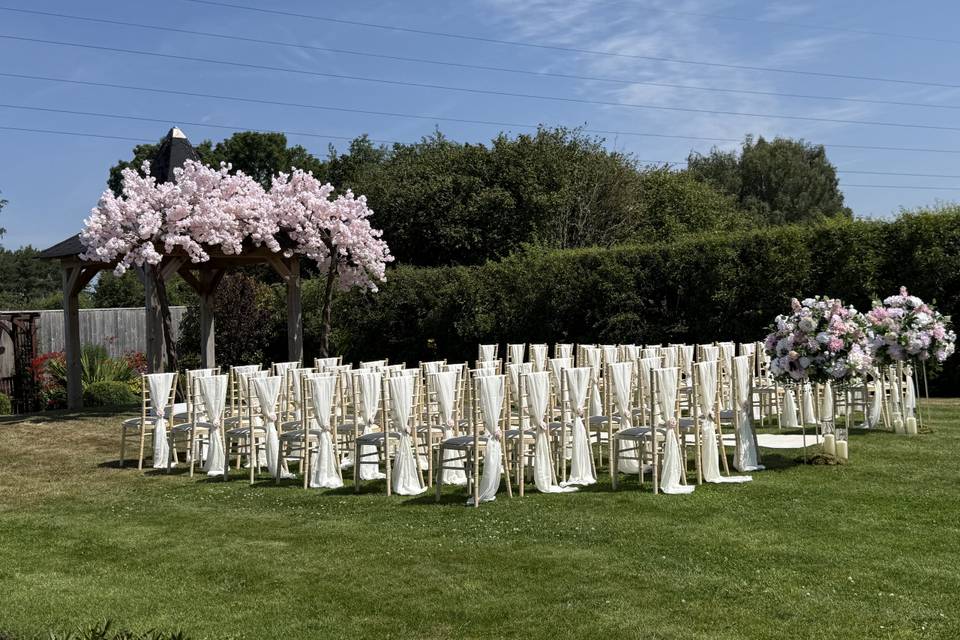 Outdoor ceremony