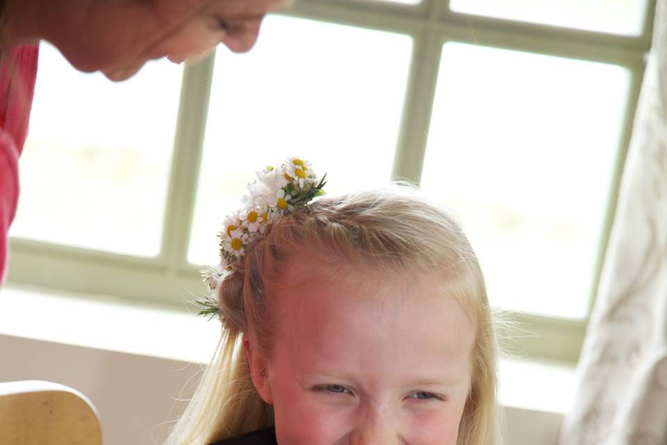 Light make-up for a little one