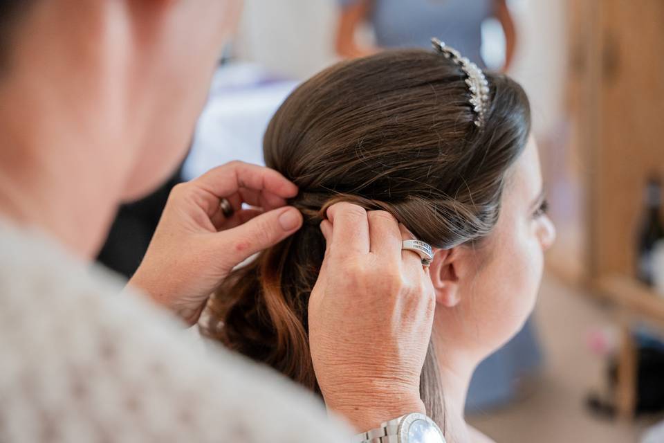 Hair clip close up